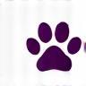 Posh Paws purple pawprint logo