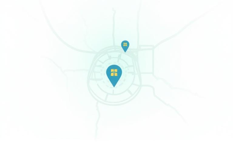 Map showing the location of Posh Paws Grooming in Manchester, United Kingdom